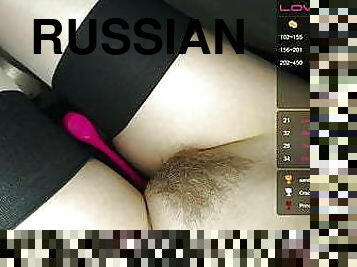 onani, fisse-pussy, russisk, strømper, europæisk, euro, webcam