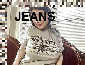 analano, fetiš, jeans