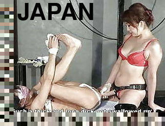 asiatique, gode-ceinture, anal, japonais, esclave, doigtage, maîtresse, face-sitting, domination, femme-dominatrice