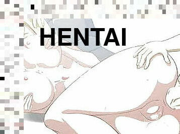 orgie, anal-sex, gruppensex, 4etwas, hentai