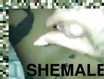 shemale shoots yummy cum