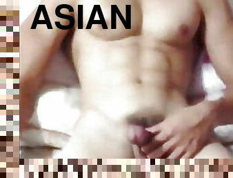 asiatisk, masturbation, amatör, gay, ung18, webbkamera, muskulös, twink