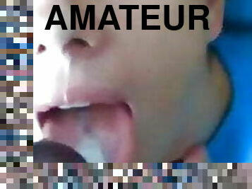 amateur, ejaculation-sur-le-corps, énorme-bite, interracial, maison, black, ejaculation, horny