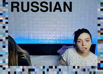 Russian lesbian caress pussy