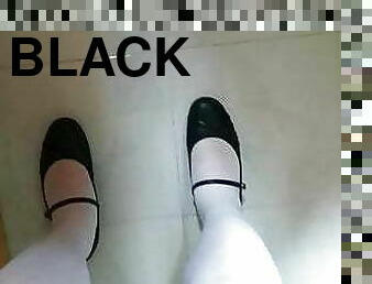 asiático, meia-calça, gay, preto, branco, provocando