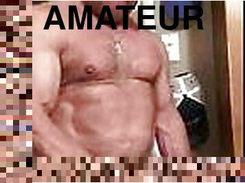 papa, amateur, énorme-bite, gay, pappounet, musclé, bite