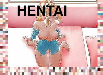 pas, tinejdžeri, plavuše, hentai