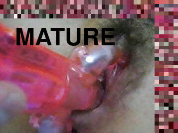 masturbation, mature, européenne, euro