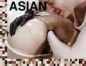 asia, memasukkan-tangan-ke-dalam-vagina, mainan, homo, pasangan