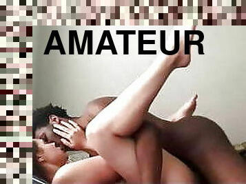 levrette, amateur, fellation, ejaculation-sur-le-corps, interracial, maison, baisers