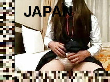 asiatisk, masturbation, skolflicka, amatör, leksak, gay, japansk, dildo