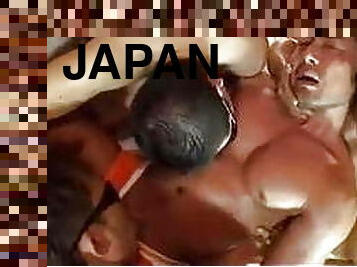 asiático, anal, mamada, gay, japonés, paja, gangbang, musculada