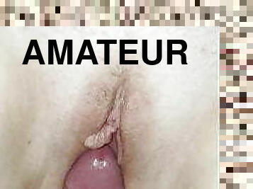 gros-nichons, masturbation, giclée, amateur, ejaculation-sur-le-corps, milf, rousse, pute, naturel, rasé