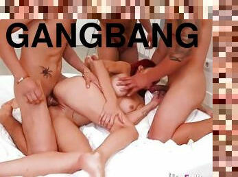6 DICKS for mommy Albaan: She loves a good GANGBANG!