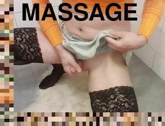 masturbation, ejaculation-sur-le-corps, énorme-bite, maison, branlette, massage, ladyboy, secousses, ejaculation, fétiche