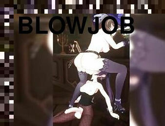 blowjob-seks-dengan-mengisap-penis, lesbian-lesbian, sperma, jenis-pornografi-animasi