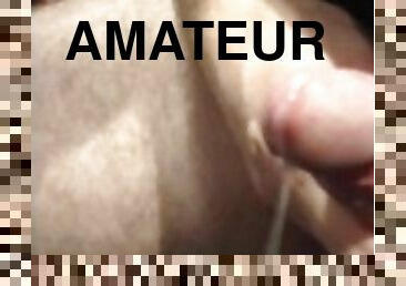 énorme, amateur, ejaculation-sur-le-corps, massive, solo, bite