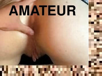 posisi-seks-doggy-style, vagina-pussy, amatir, cumshot-keluarnya-sperma, jenis-pornografi-milf, remaja, pasangan, sudut-pandang, pacar-perempuan, sperma