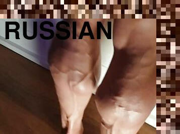 grande, russo, pés, pov, loira, fetiche, domínio, pernas
