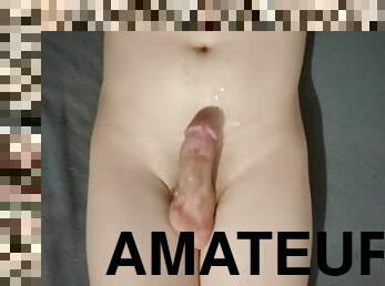 bi twink boy masturbates and cums