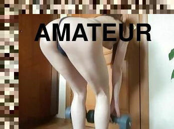 écolière, amateur, babes, ados, française, collège, assez, fétiche, solo, salle-de-gym