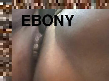 Ebony moans & cums thinking bout you! ????????????