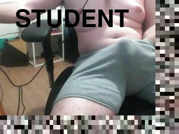 student, cumshot, gigantisk-kuk, knubbig, pov, sprut, söt, kuk