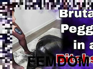 fisting, strapons, amatieris, tūpļa, māte, pašdarināts, māte-mom, bdsm, pāris, kuce