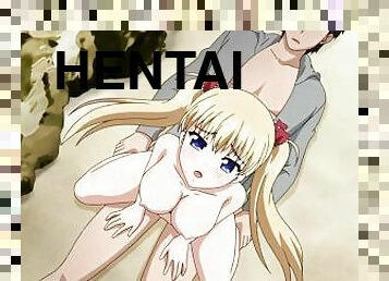 gros-nichons, public, ejaculation-sur-le-corps, ejaculation-interne, horny, blonde, anime, hentai, gros-seins, bikini