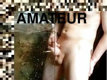kupanje, veliki, masturbacija, amaterski, homo, pod-tušem, sami, twink