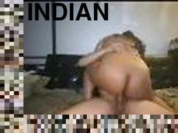 cul, grosse, amateur, indien, belle-femme-ronde