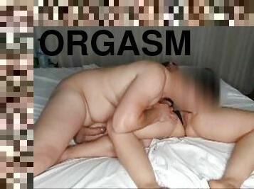 orgasm, fitta-pussy, amatör, avsugning, milf, hemmagjord, mamma, par, dubbel, rödhårig