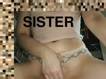 Am I a good stepsister? Please fuck my tight pussy and cum all over my juicy tits!