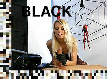 milf, branlette, black, esclave, pieds, blonde, fétiche, latex, femme-dominatrice, talons-hauts