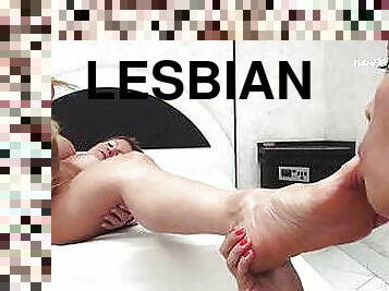 lesbienne, pieds, fétiche