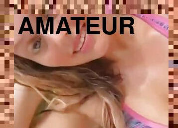 cul, orgasme, amateur, ados, célébrité, collège, blonde, solo