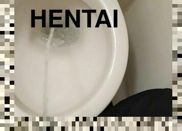 asiatique, amateur, gay, japonais, toilette, hentai, fétiche, solo