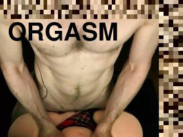 orgasmo, cona-pussy, brinquedo, penetração-de-braço, pov, sozinho