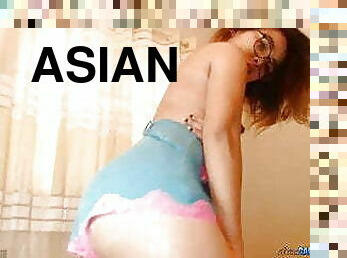 एशियाई, गर्भवती, पुसी, माँ, फ़िन्गरिंग, चुंबन, वेब-कैमरा, सुंदर, फिलिपीना, श्यामला