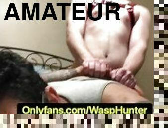 amateur, interracial, gay, musclé, blanc, masque, dure