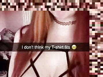 Her shirt fits fine 