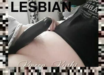 That lesbian girl dick twitch. Playing with my big black strapless strapon