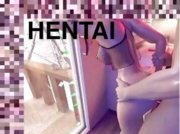 velike-sise, analano, lutke, pušenje, crvenokose, hentai, 3d, kurac