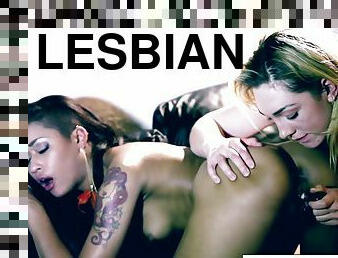 Sexy Lesbians Smoke & Fuck - Skin Diamond And Lily Labeau