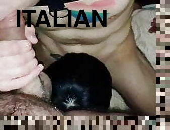 orgie, amateur, fellation, énorme-bite, gay, maison, sexe-de-groupe, trio, italien, minet