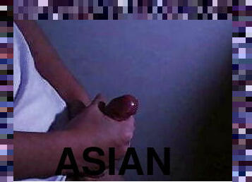 asiatique, énorme, masturbation, ejaculation-sur-le-corps, énorme-bite, gay, arabe, branlette, ejaculation, minet