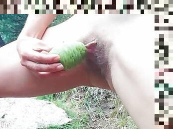 clito, extrême, poilue, masturbation, orgasme, en-plein-air, public, chatte-pussy, ados, jeune-18