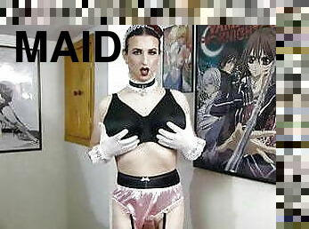 Sissy Maid Cumming