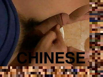 asiatique, amateur, énorme-bite, gay, chinoise, minet, bite