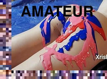 cur, amatori, adolescenta, fundulet, frumoasa, cur-butt, solo